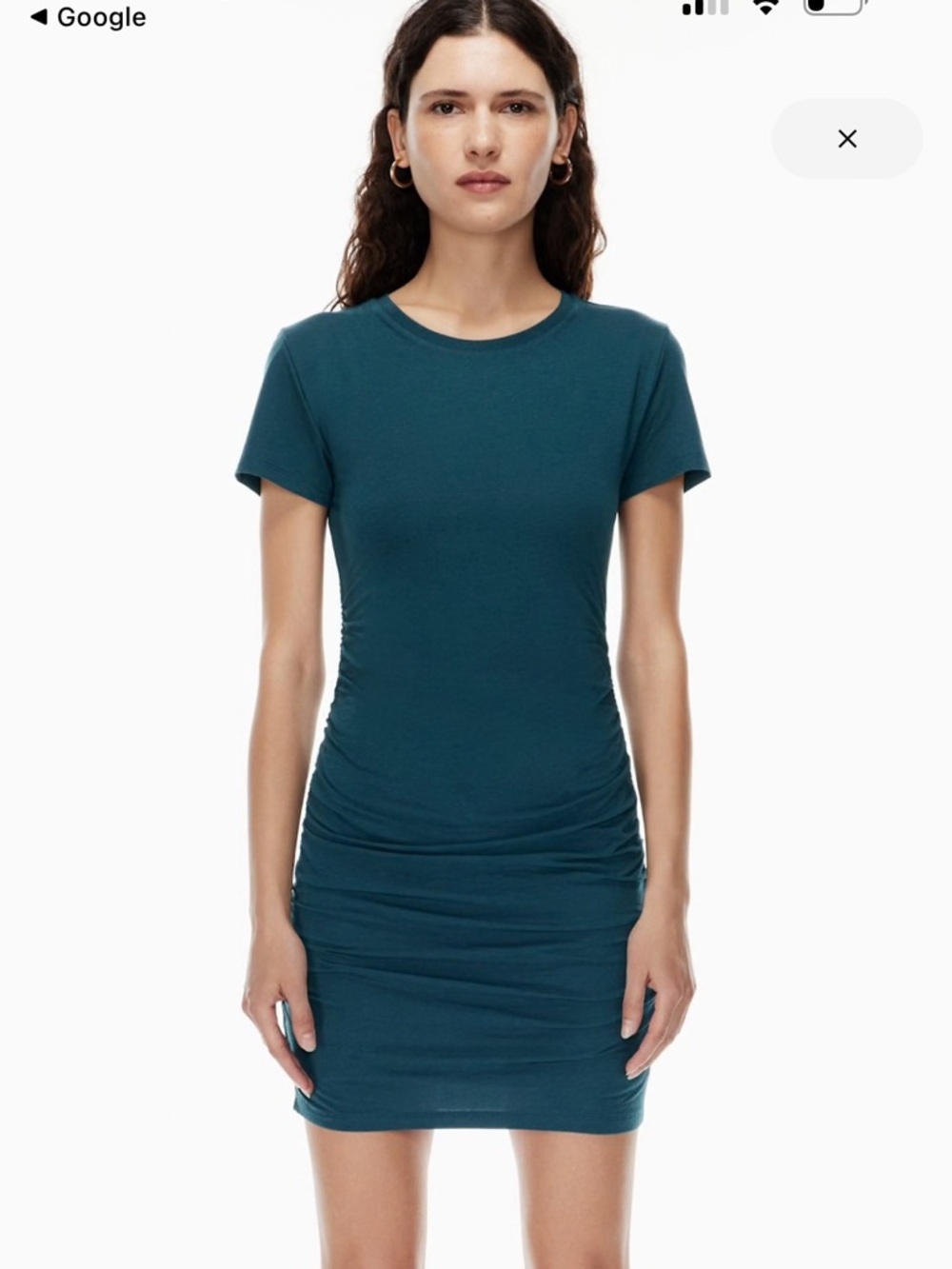 Babaton fitted blue dress. Size S